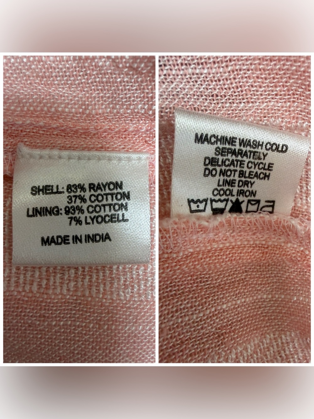 Tuckernuck Peachy Pampelonne Maxi Dress Ruffle Tassel Pink Size M - Picture 10 of 12